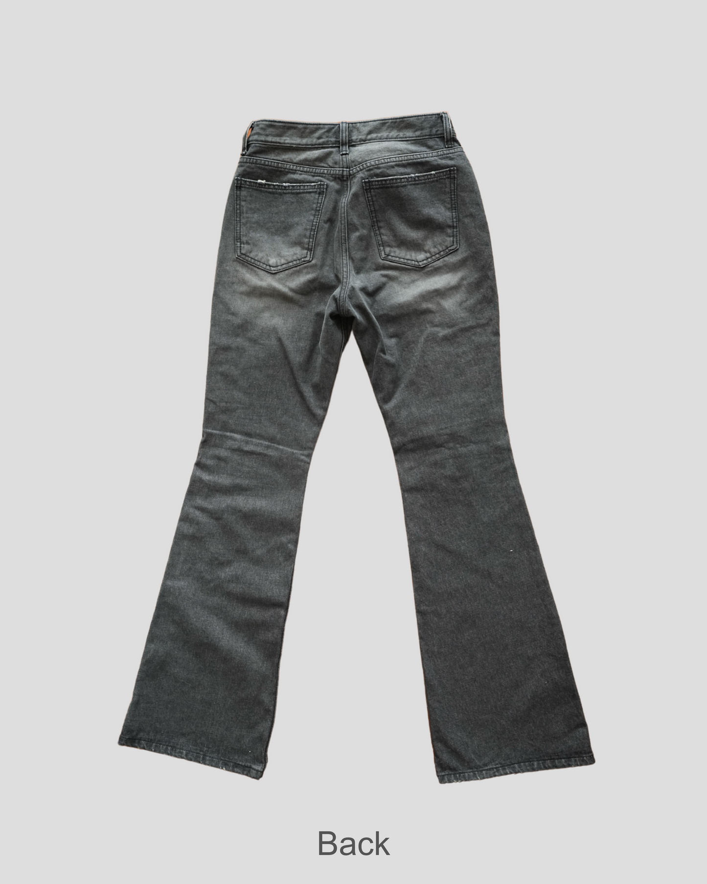 Juno distressed flare jeans