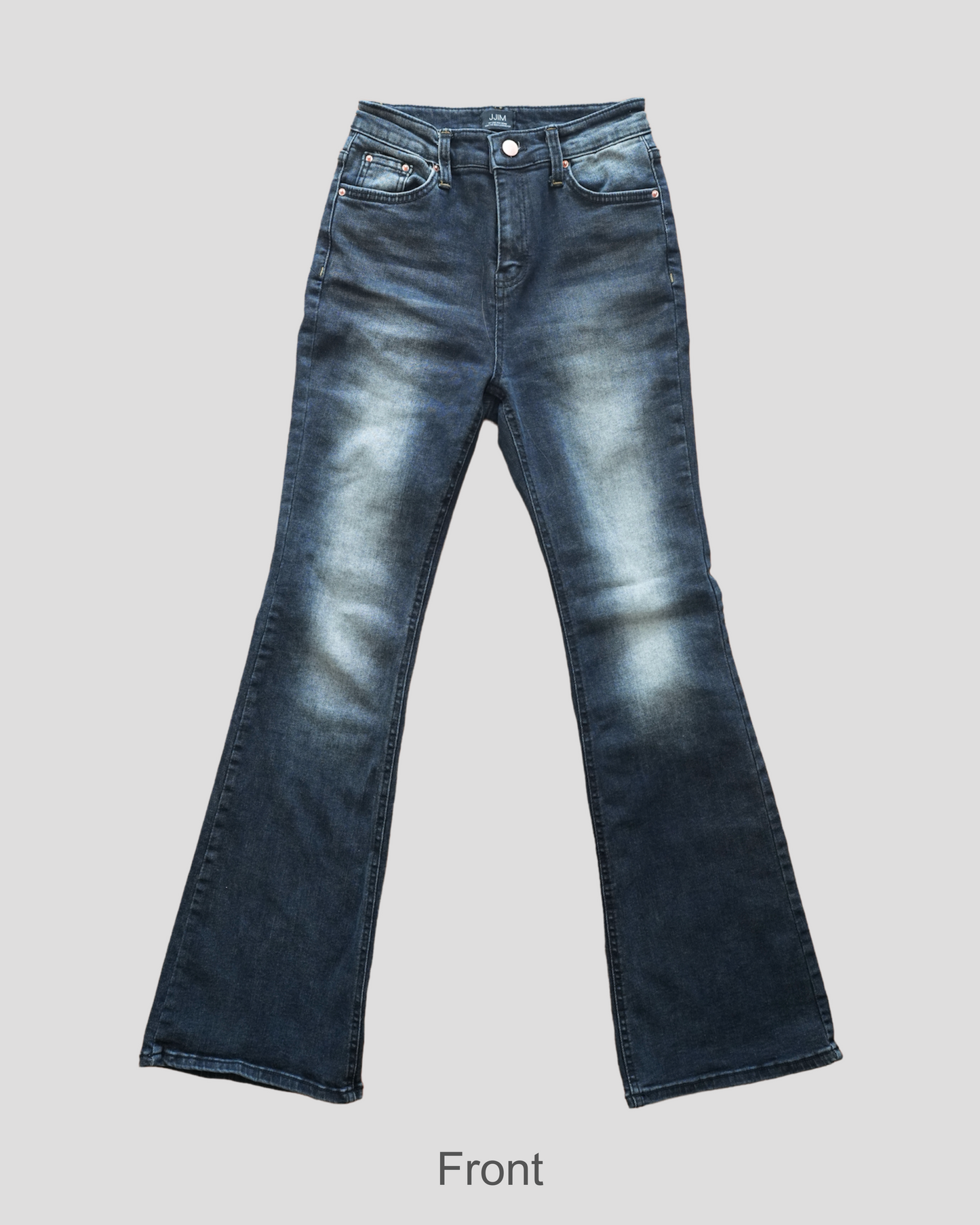 Super slim fit high waist boot cut jeans