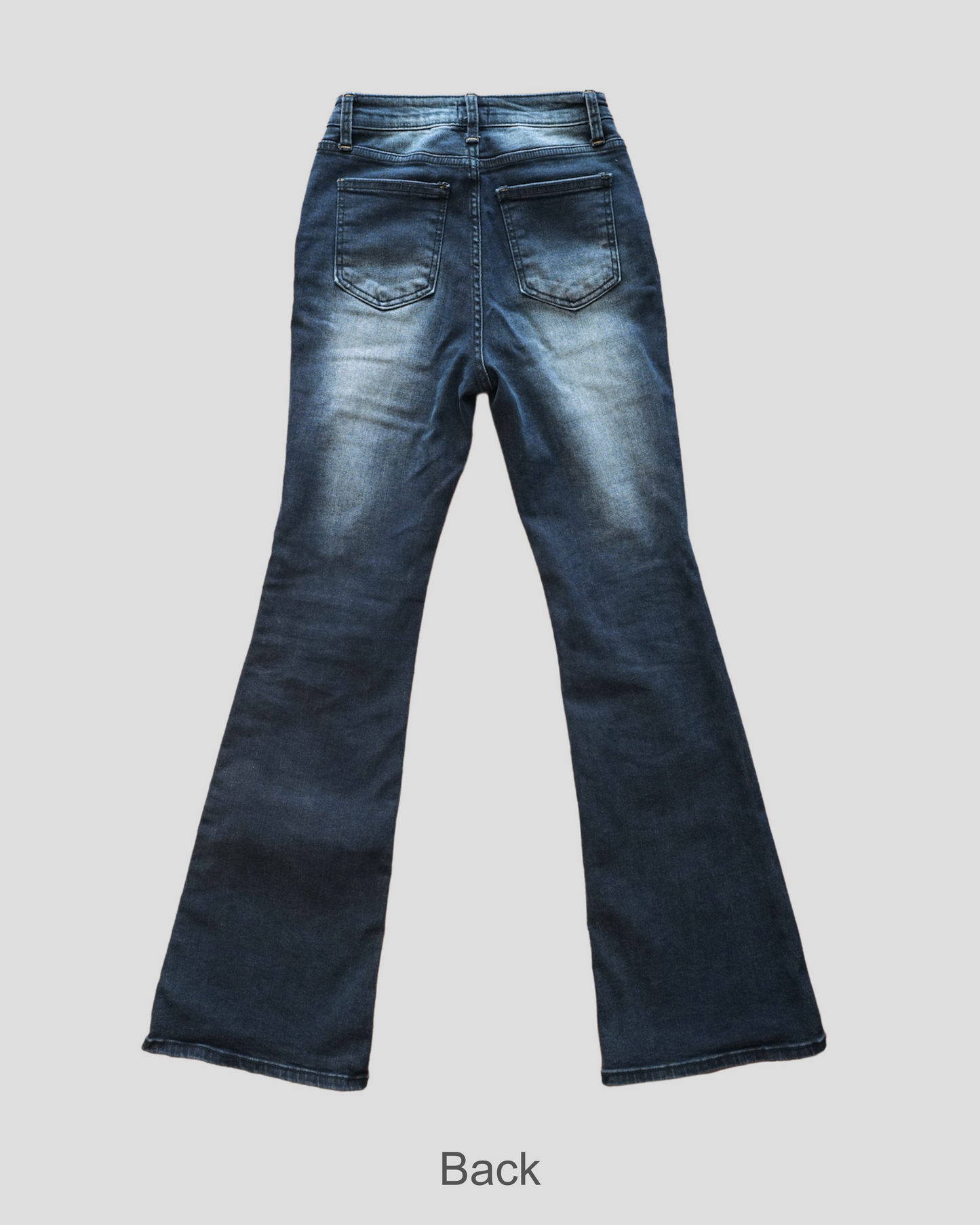 Super slim fit high waist boot cut jeans