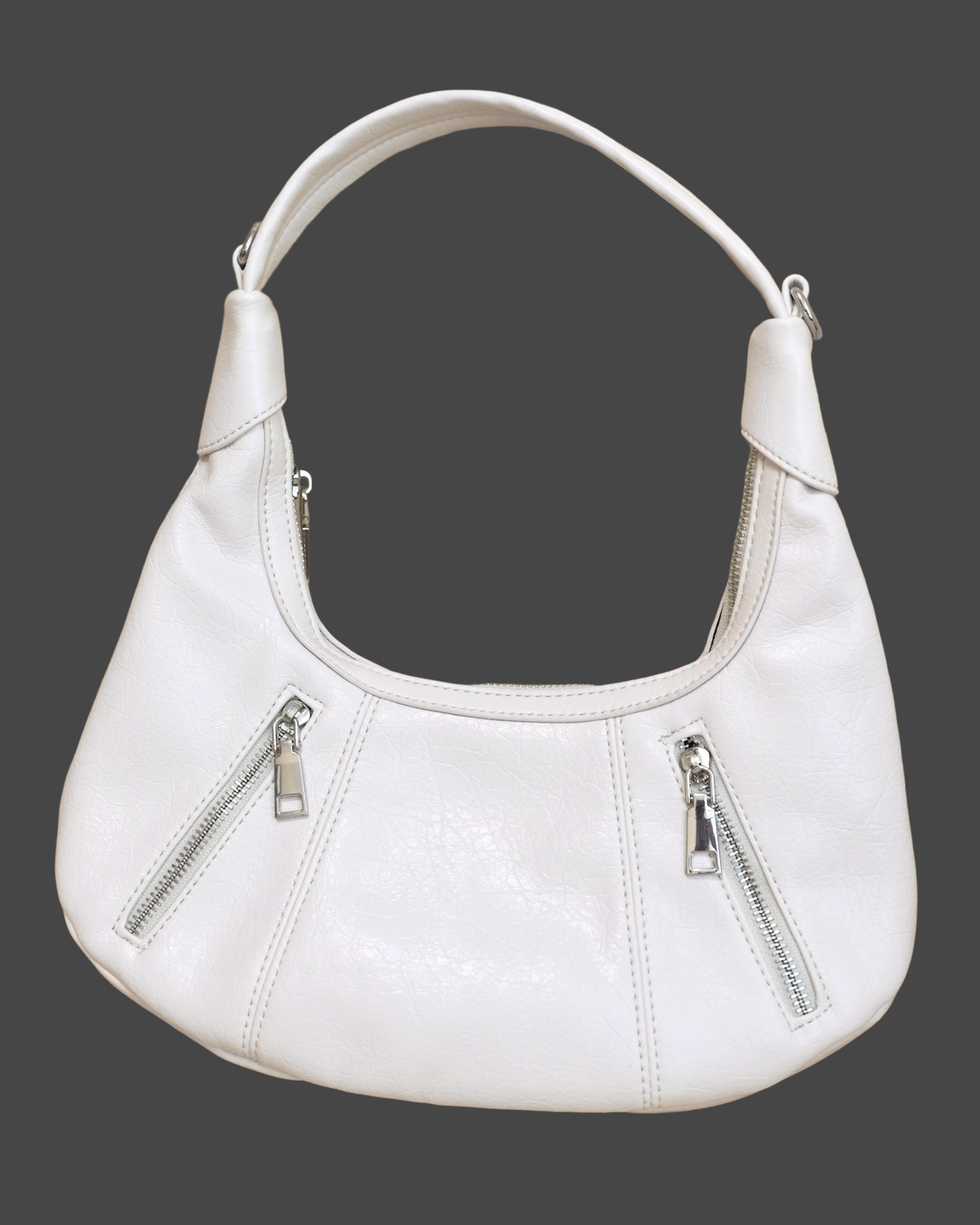 Multi zips shoulder/ crossbody bag