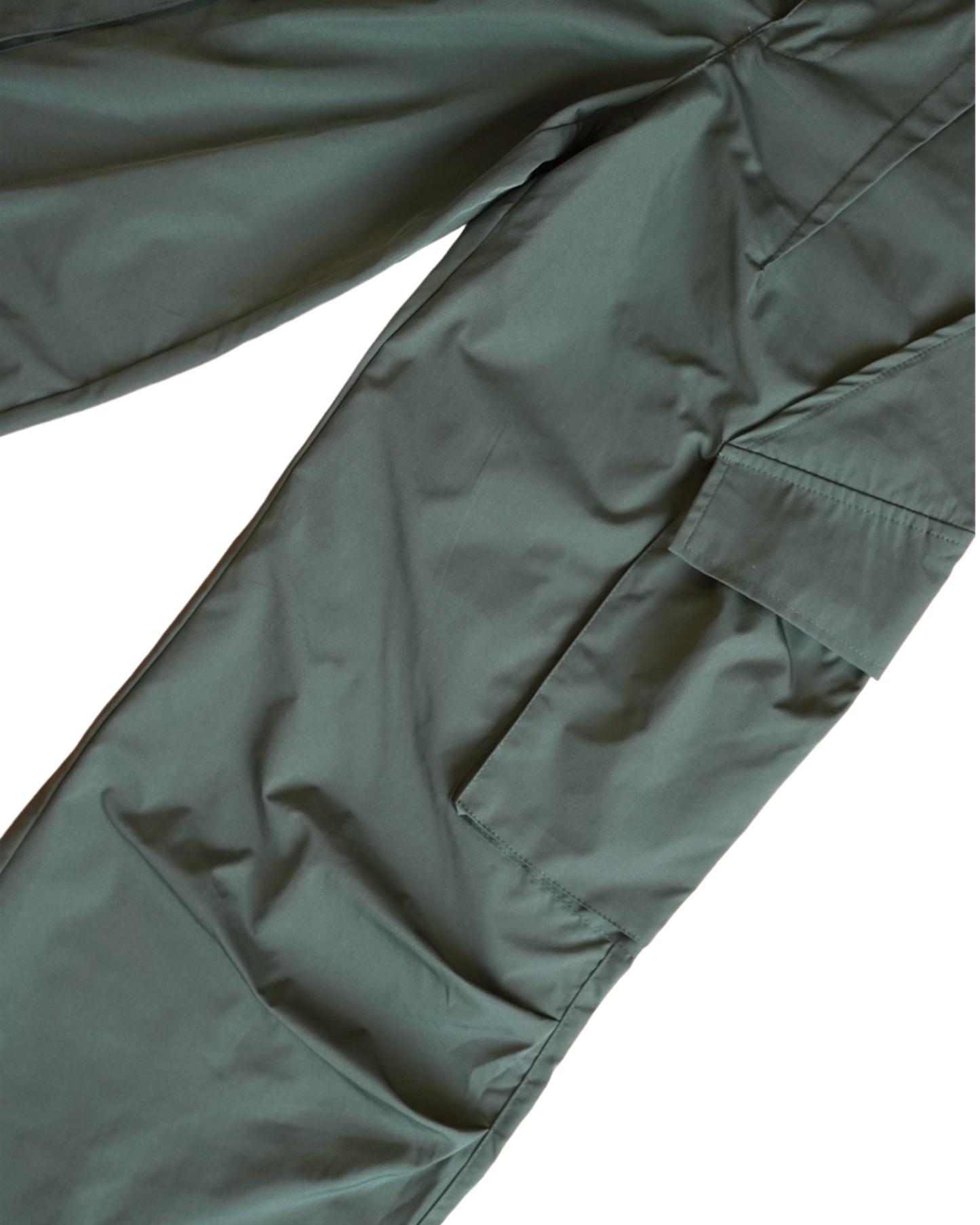 Wide leg parachute pants