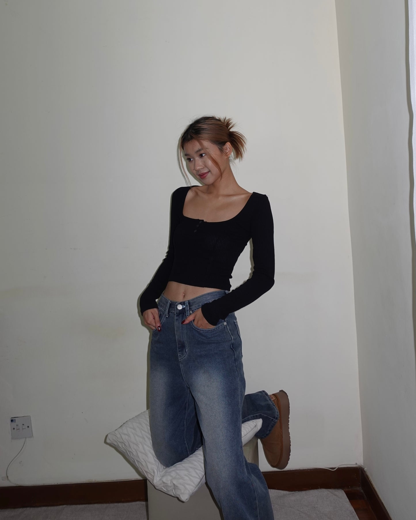 Annika wide leg jeans