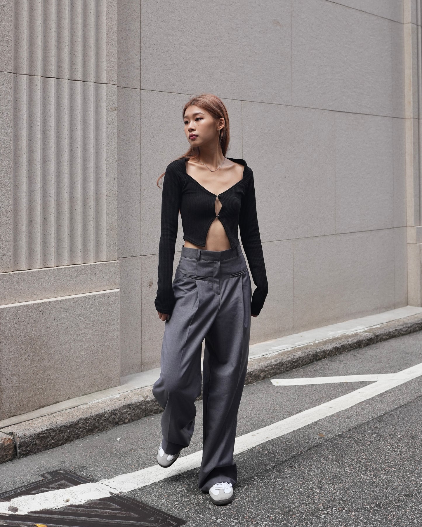 Jovi low-cut cardigan