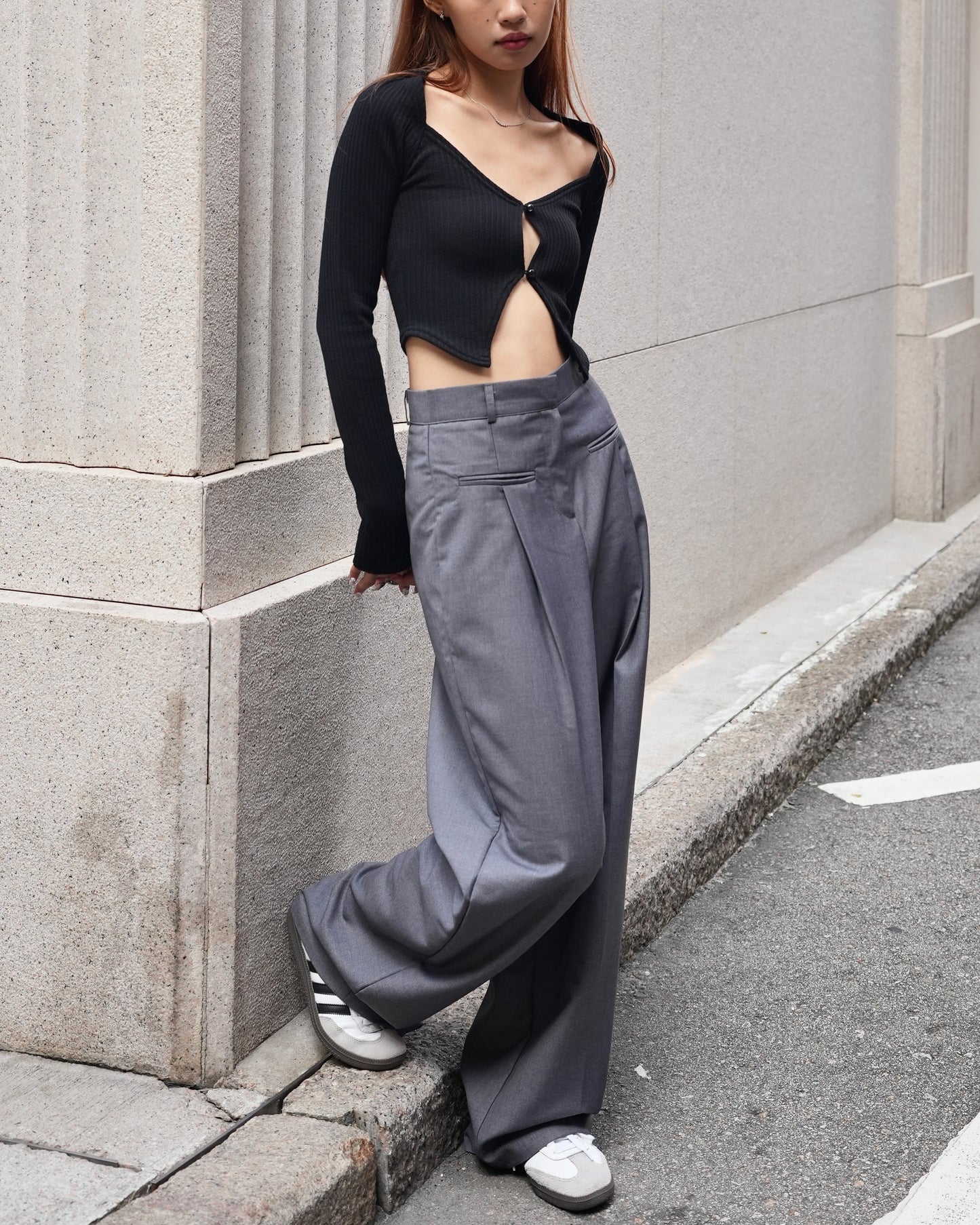 Jovi low-cut cardigan