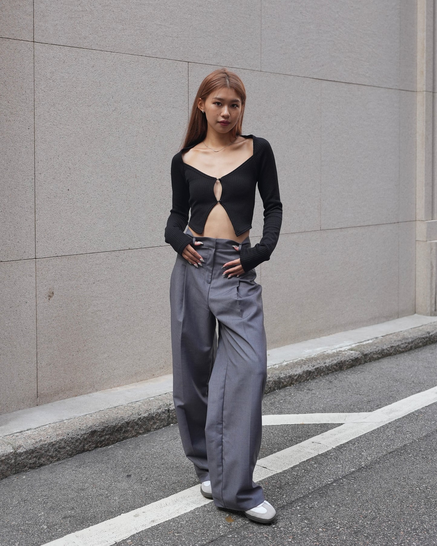 Jovi low-cut cardigan