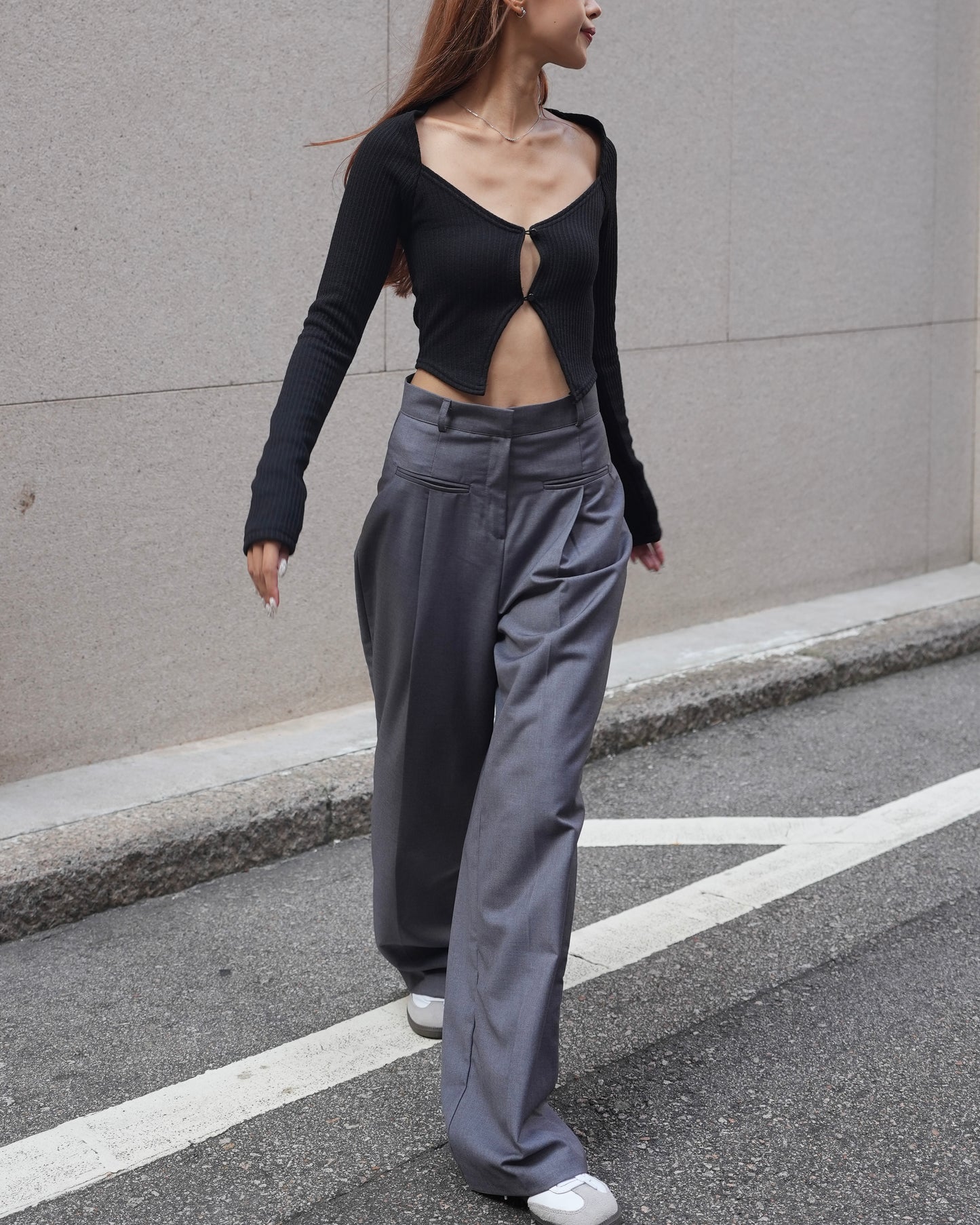 Jovi low-cut cardigan