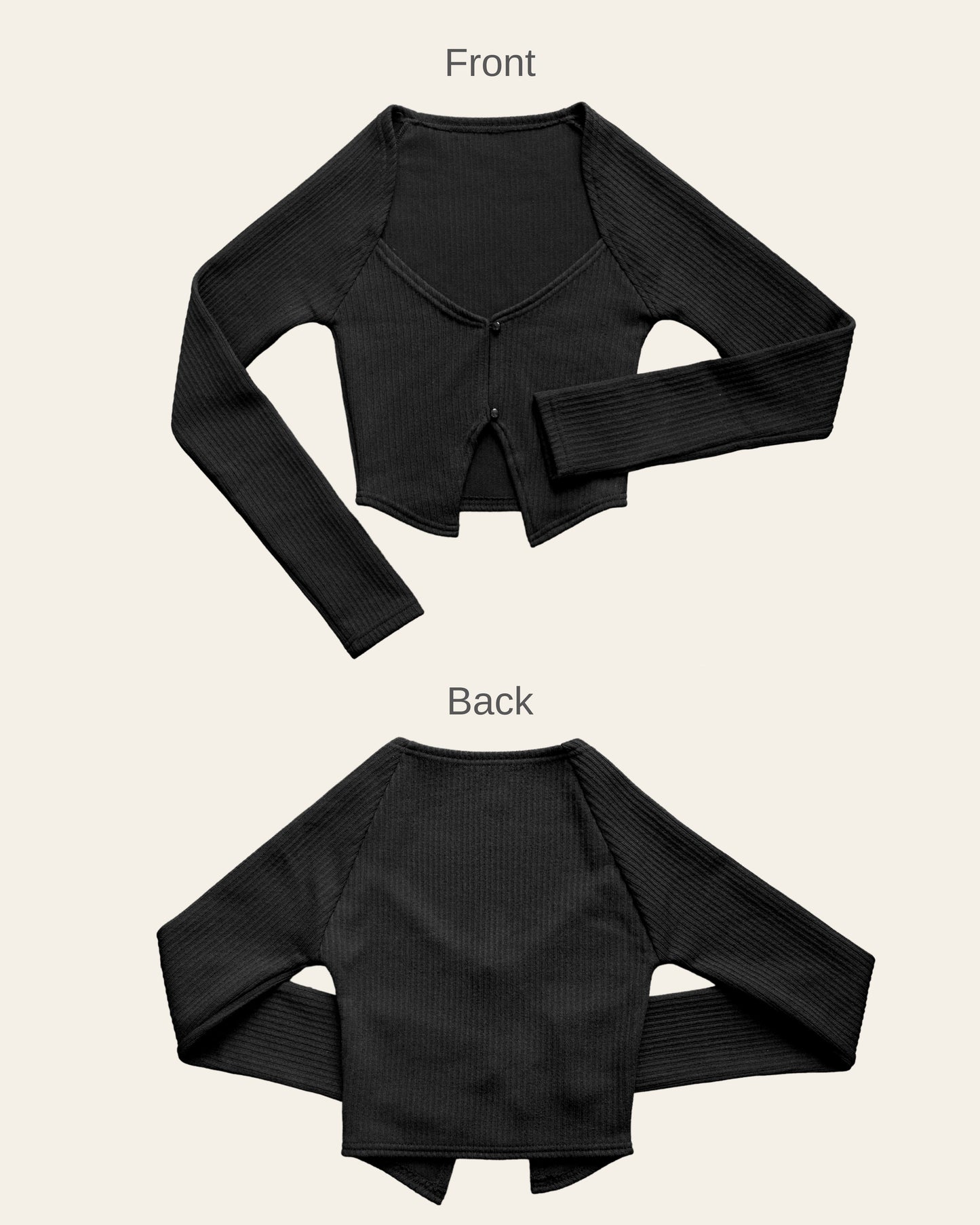 Jovi low-cut cardigan