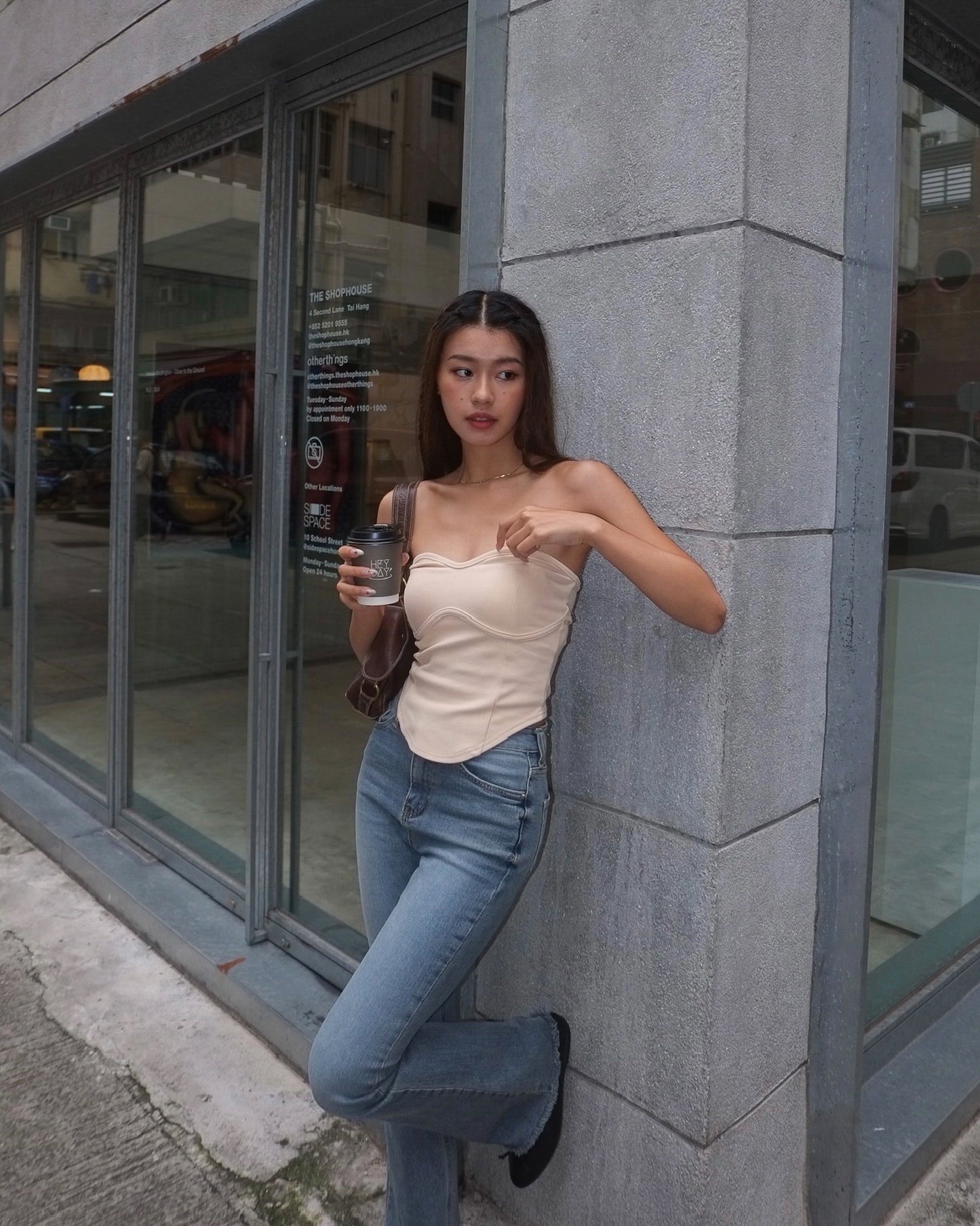 Heart shaped bustier top