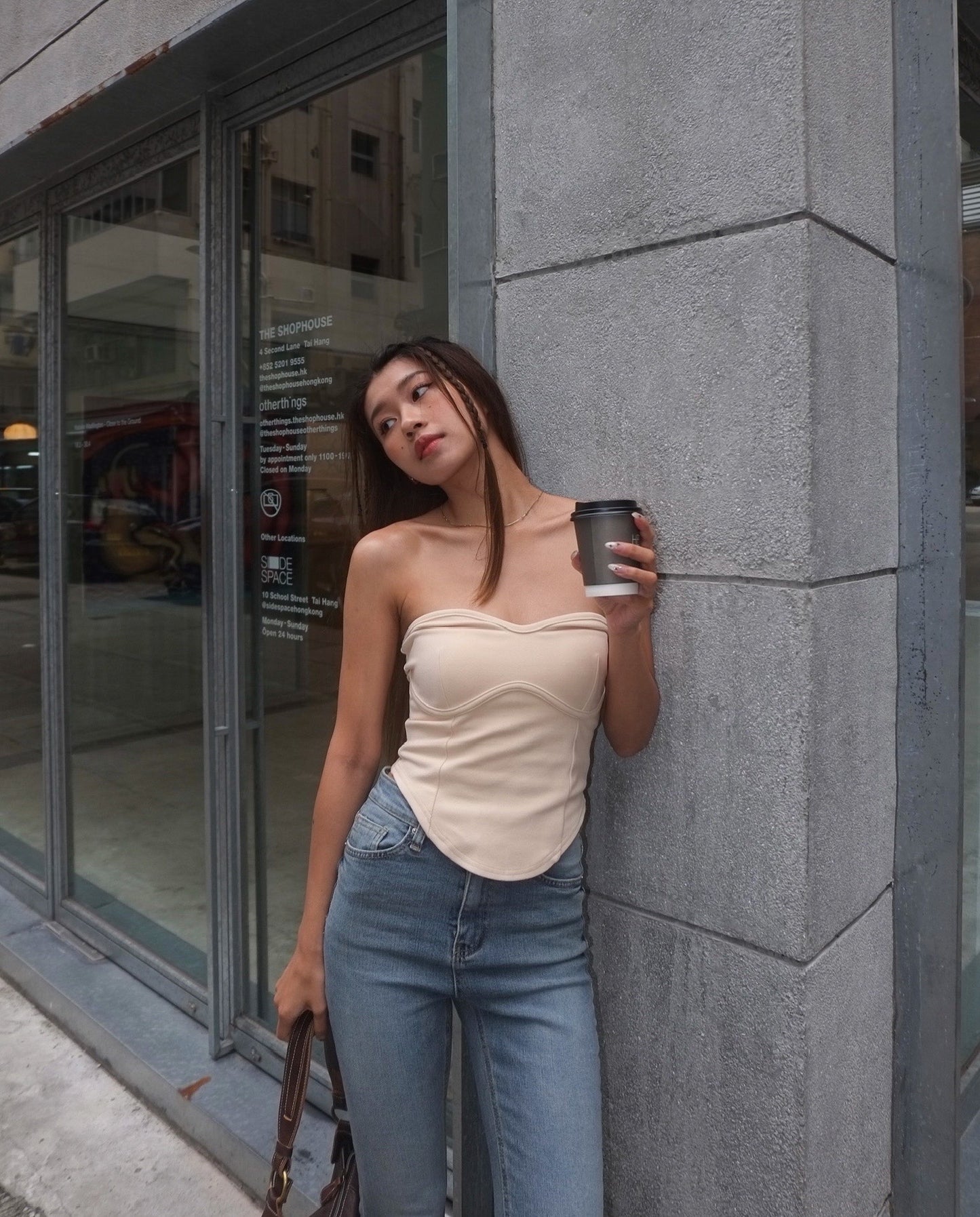 Heart shaped bustier top