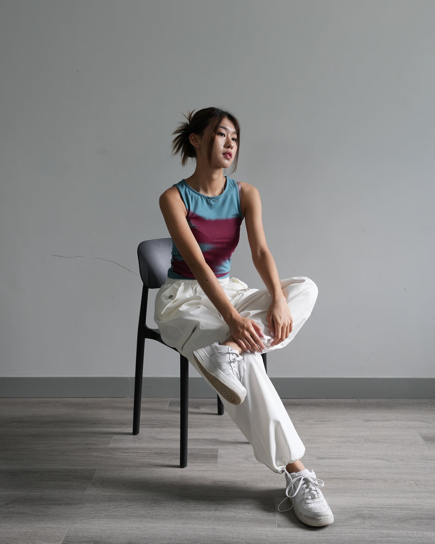 Printed graphic tank top