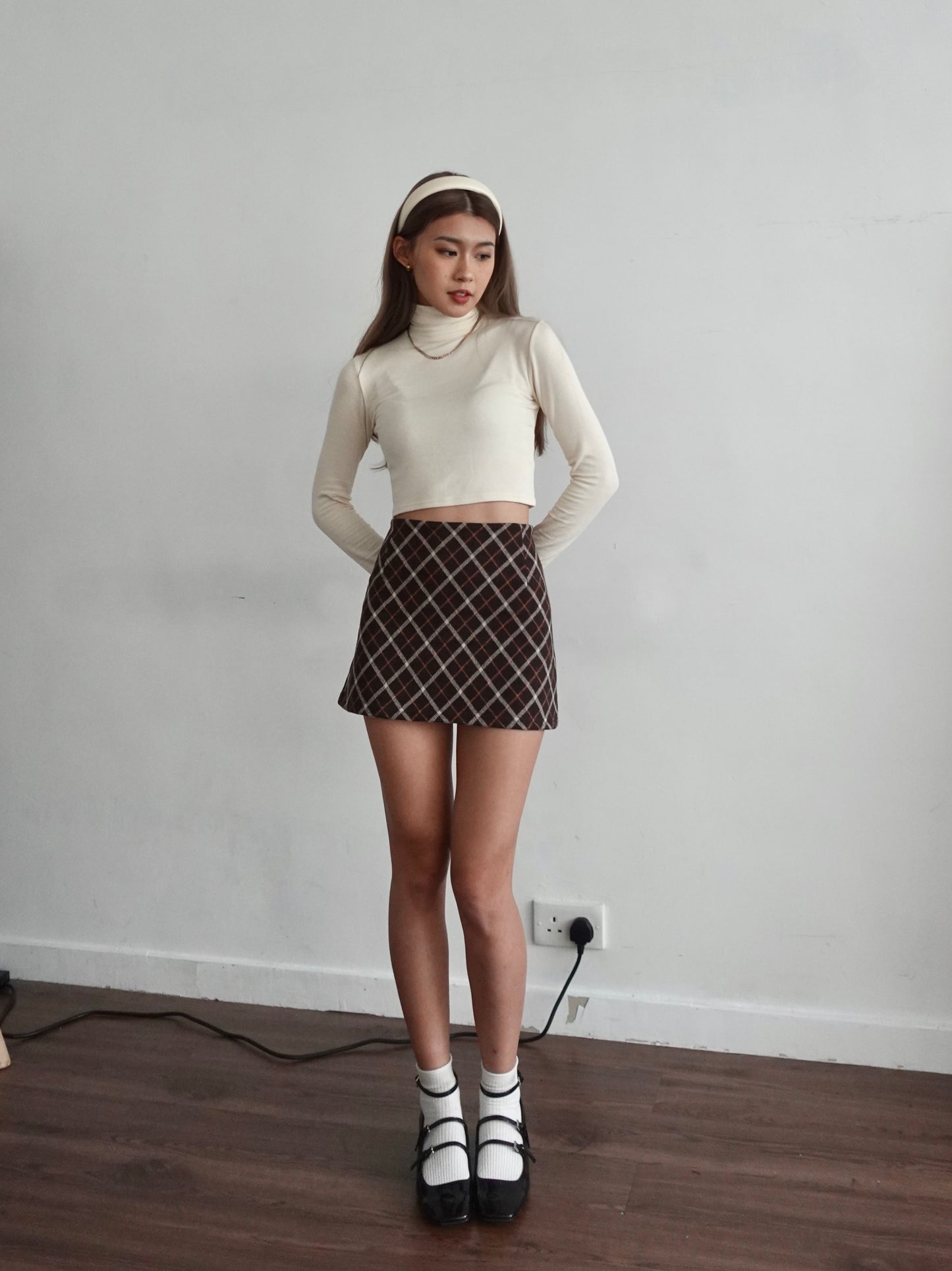 Must-have slim fit crop tee