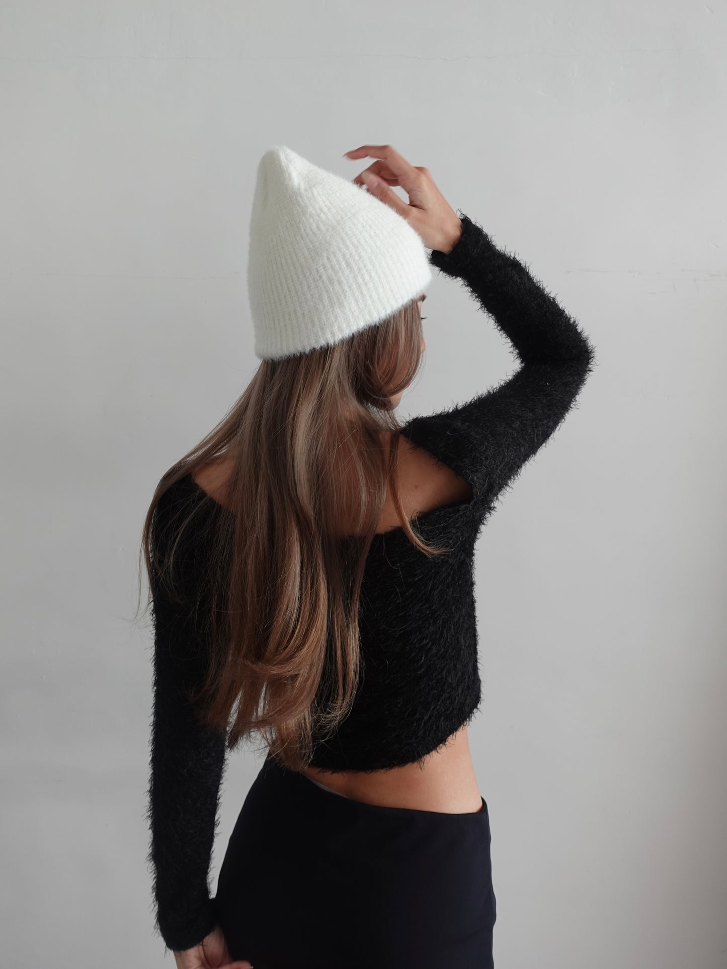 Fluffy beanie