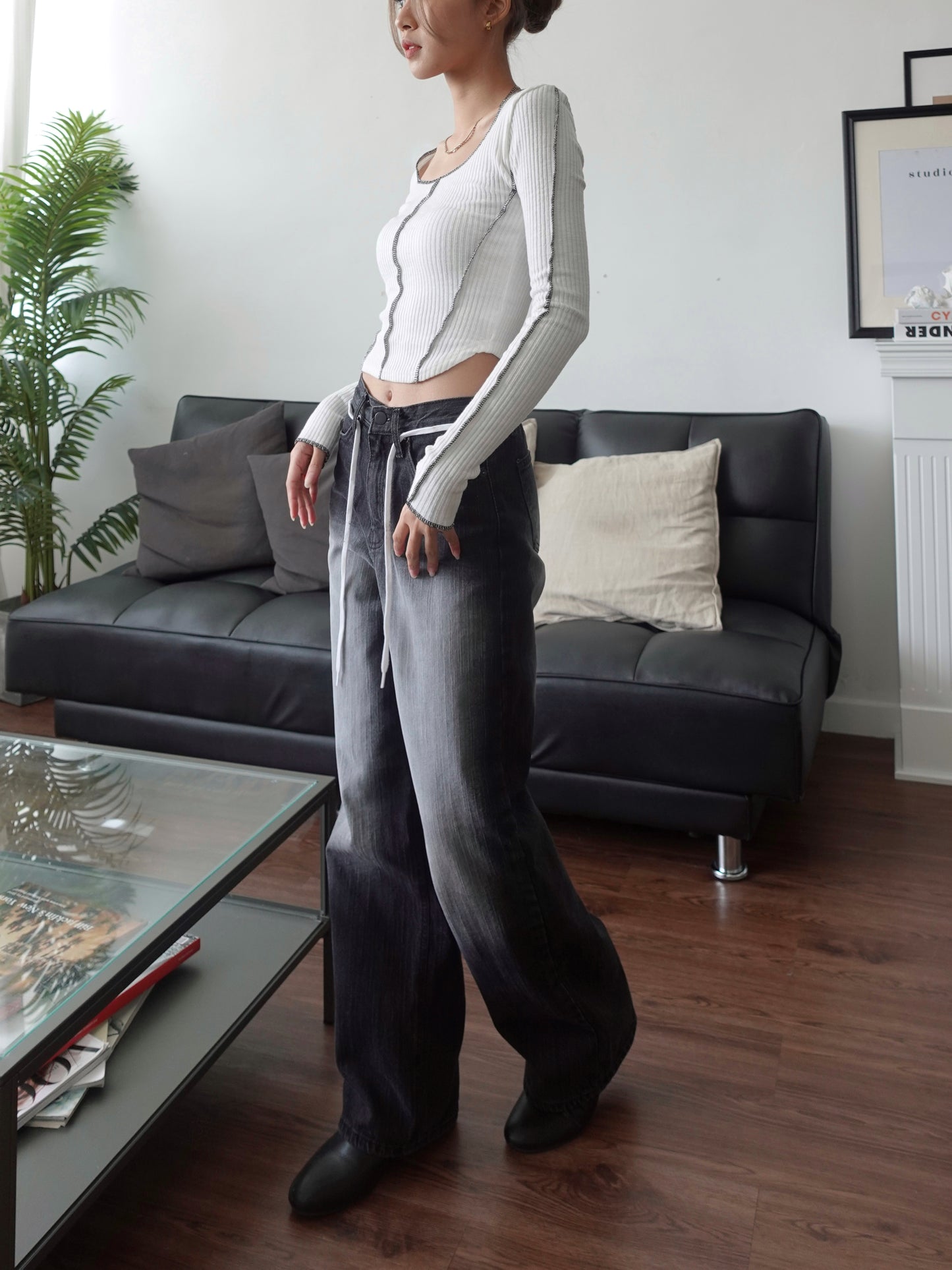 Dylan loose straight jeans