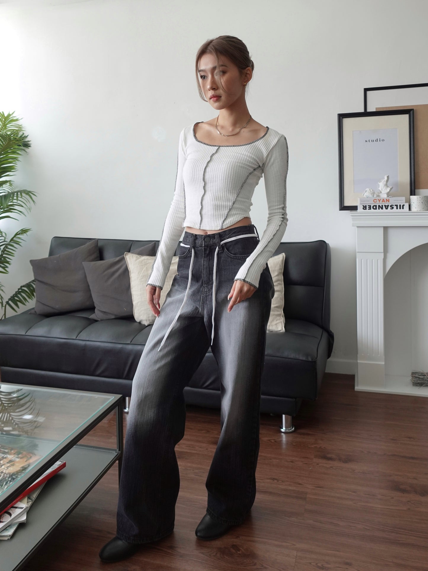 Dylan loose straight jeans