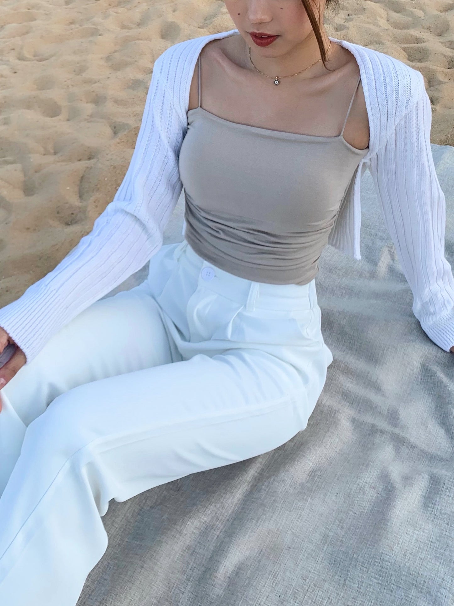 Padded ruched tank top ( 3 colors )