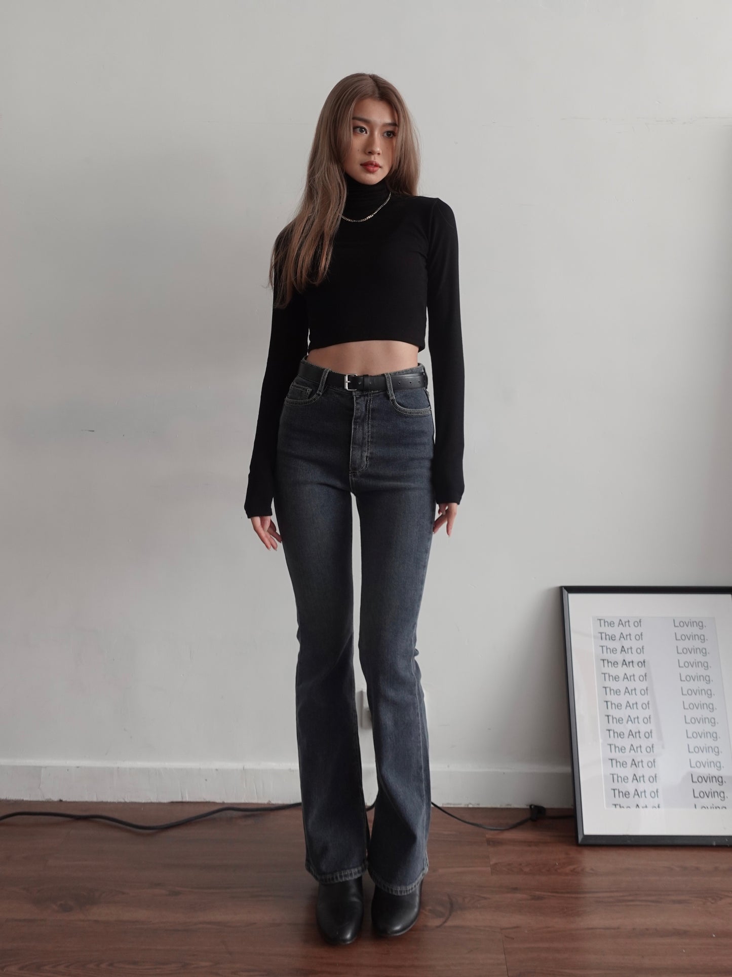 Must-have slim fit crop tee