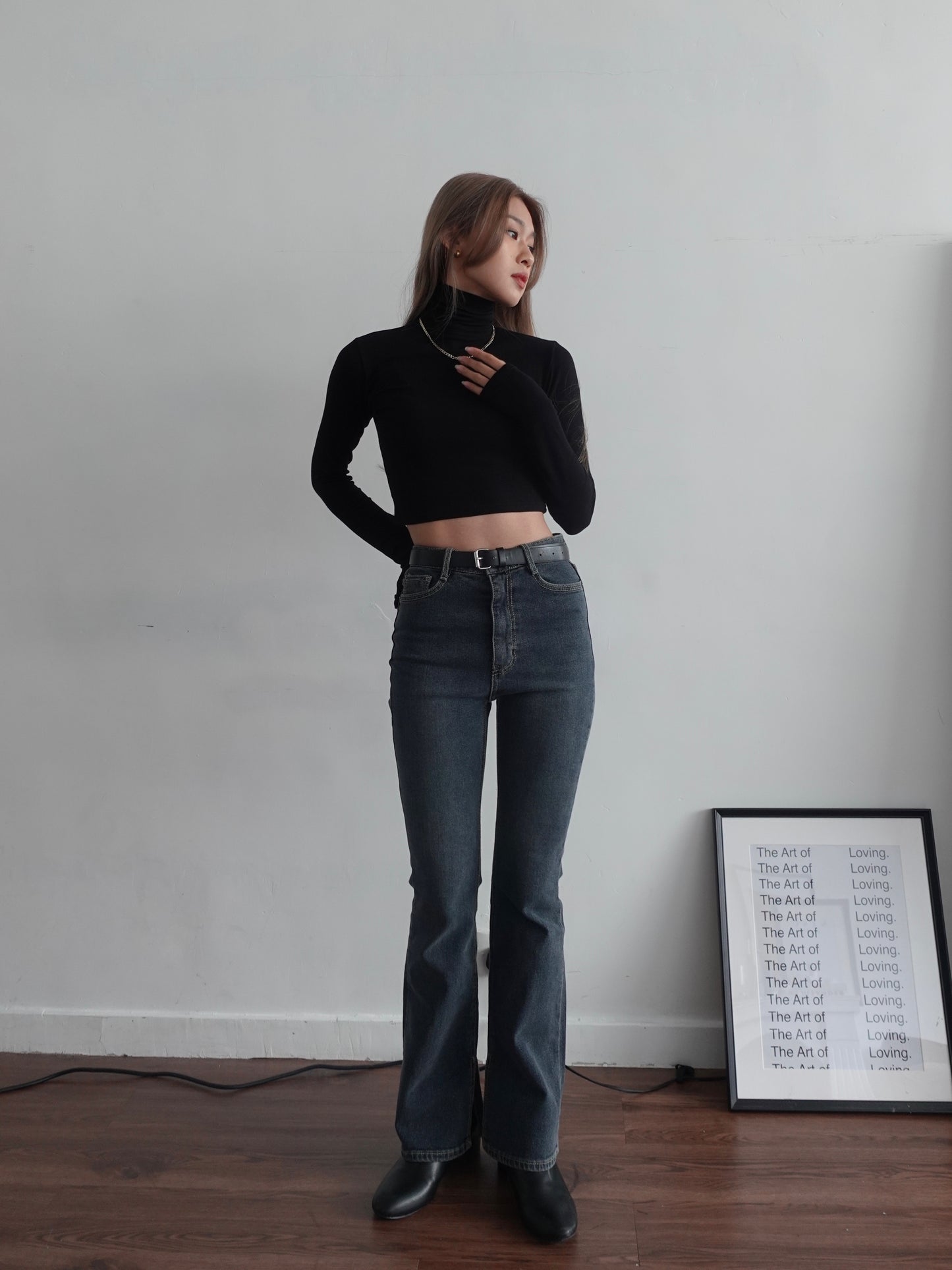 Must-have slim fit crop tee