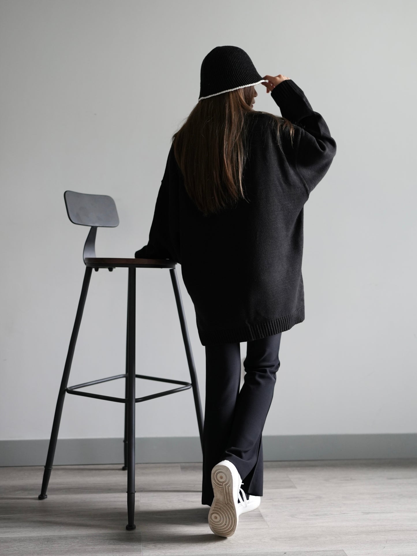 Collar oversize knit Ops