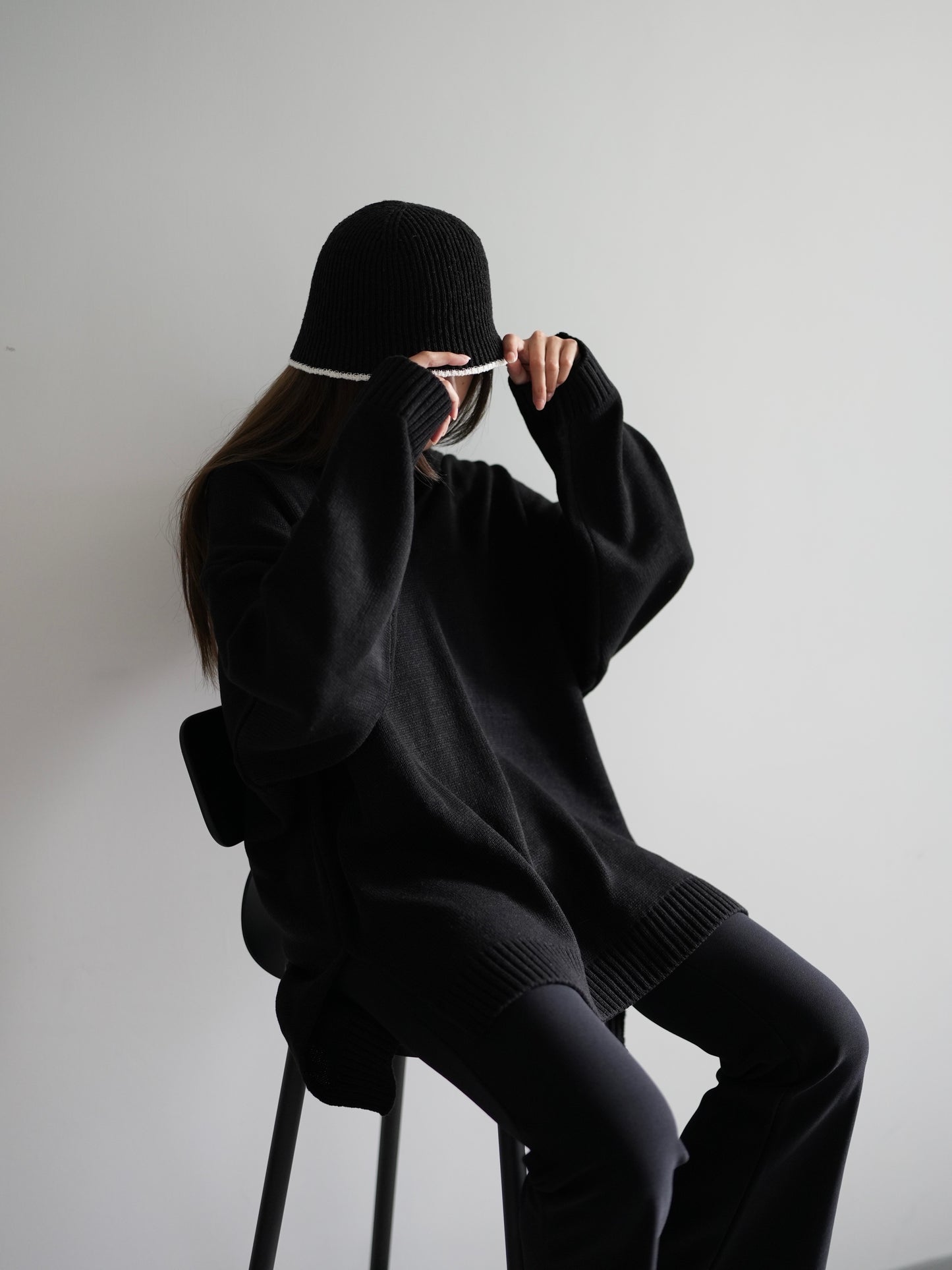 Collar oversize knit Ops