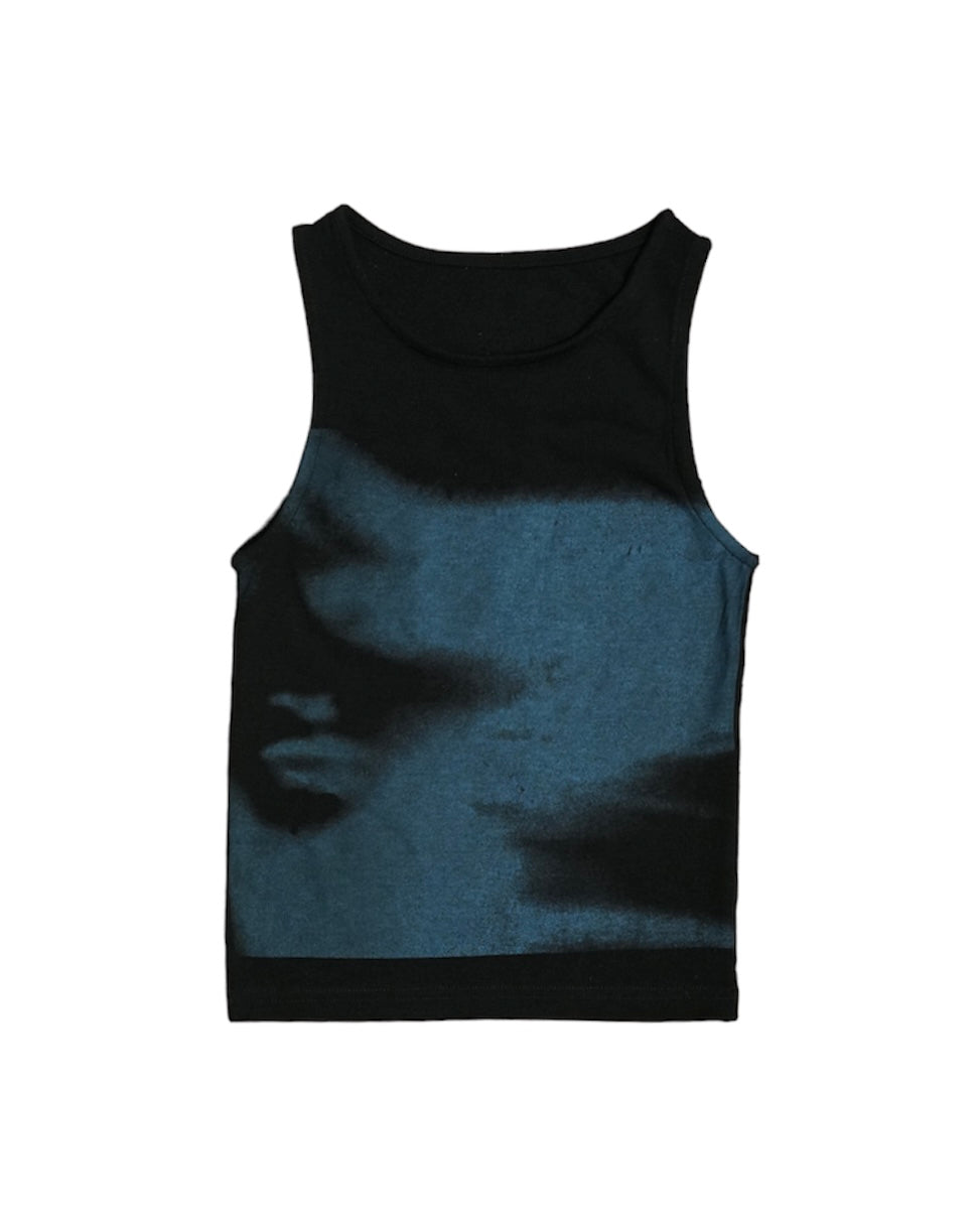 Printed graphic tank top