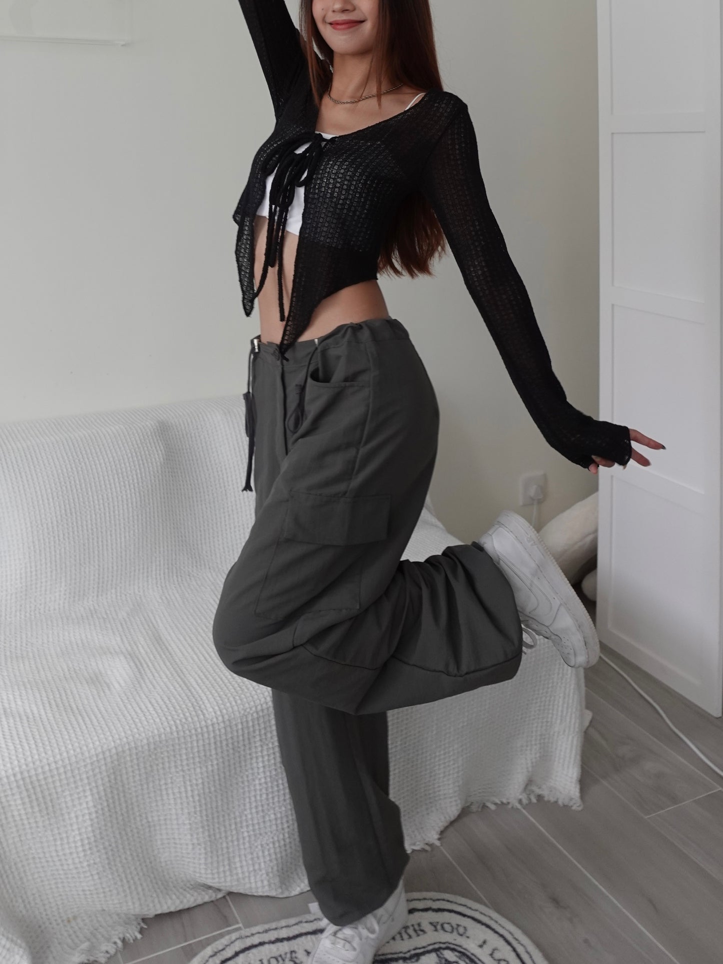 Parachute cargo pants