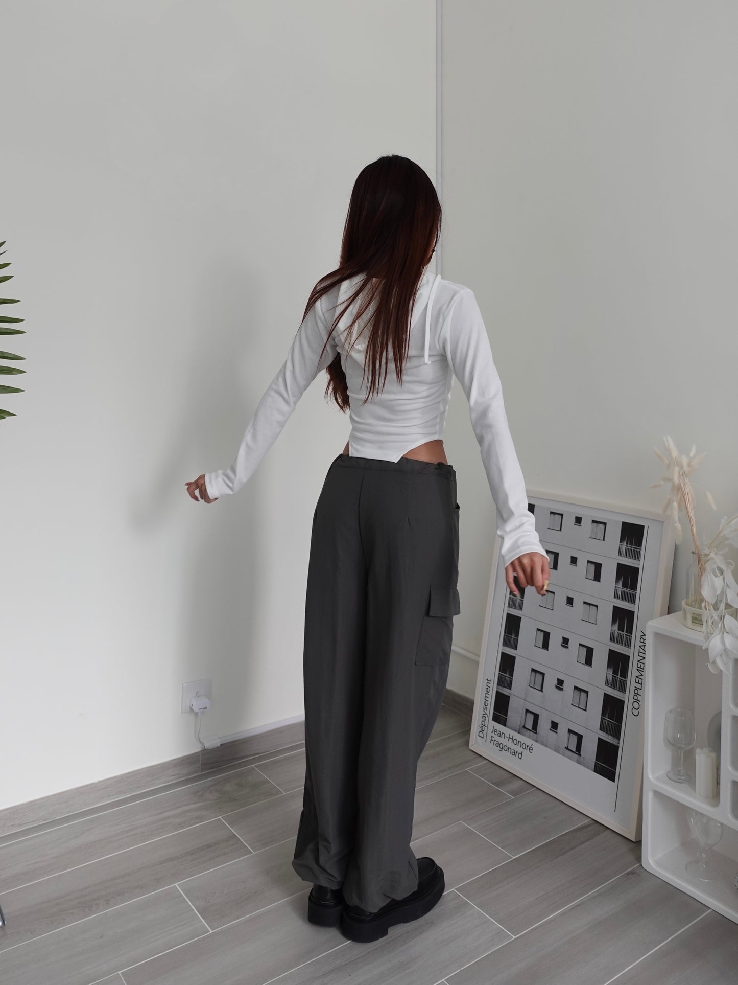 Jenny zip-up crop top